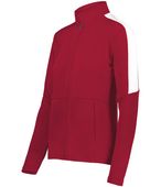 Holloway Ladies Crosstown Jacket 223730 SCARLET/WHITE Pocket