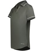 Holloway Ladies Coolcore Performance Polo 222701 IRON/WHITE Pocket