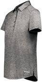 Holloway Ladies Electrify Coolcore Polo 222772 BLACK HEATHER Pocket