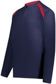 Holloway Clubhouse Pullover 229595 NAVY/SCARLET Pocket