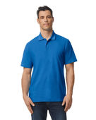 Gildan Men's Softstyle Double Pique Polo G648 ROYAL Pocket