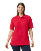 Gildan Unisex Midweight Double Pique Polo G858 RED Pocket