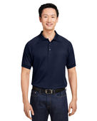Harriton Men's Charge Snag And Soil Protect Polo M208 DARK NAVY Pocket
