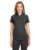Swannies Golf Ladies' Quinn Polo SW200L BLACK HEATHER Pocket