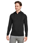 Swannies Golf Men's Vandyke Quarter-Zip Hooded Sweatshirt SWV600 BLACK Pocket