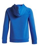 Under Armour Boys' Rival Fleece Big Logo Hoodie 1379791 402 - BLUE ATLANTIS/WHITE Back