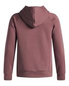 Under Armour Boys' Rival Fleece Big Logo Hoodie 1379791 651 - MAROON MIST/WHITE Back