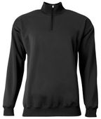 A4 Youth Sprint Fleece Quarter Zip NB4282 BLACK Pocket