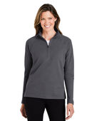 Devon & Jones New Classics Ladies' Charleston Quarter-Zip Jacket DG481WZ BLACK MELANGE Pocket