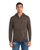 Lane Seven Unisex Premium Full-Zip Hooded Sweatshirt LS14003 CHARCOAL HEATHER Pocket