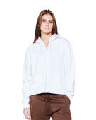 Lane Seven Unisex Premium Full-Zip Hooded Sweatshirt LS14003 WHITE Pocket