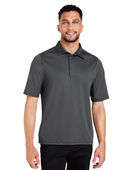 North End Men's Revive Coolcore Polo NE110 CARBON Pocket