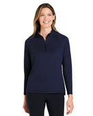 North End Ladies' Revive Coolcore Quarter-Zip Jacket NE410W CLASSIC NAVY Pocket