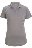 Edwards Ladies' Mini-Pique Snag Proof Polo 5570 COOL GREY Pocket