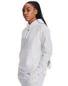 Under Armour Women's Rival Fleece Hoodie 1379500 100 - WHT Front