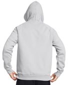 Under Armour Men's Rival Fleece Hoodie 1379757 011 - MOD GRAY/WHITE Back