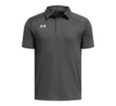 Under Armour Boys' Tech Team Polo 1370439 025 - CASTLEROCK/WHITE Pocket