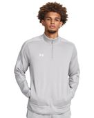 Under Armour Men's Command Warm-Up 1/4 Zip Jacket 1383260 011 - MOD GRAY/WHITE Pocket