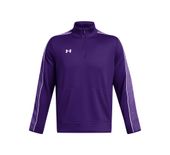 Under Armour Men's Command Warm-Up 1/4 Zip Jacket 1383260 500 - PURPLE/WHITE Pocket