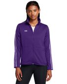 Under Armour Women's Command Warm Up Full-Zip Jacket 1383272 500 - PUR Pocket
