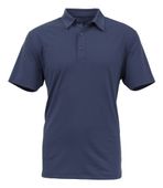 BAW Men's Spandex Solid Polo Shirt DK1000 NAVY Pocket