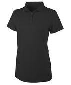 Charles River Apparel Women's Greenway Stretch Cotton Polo 2517 BLACK Pocket