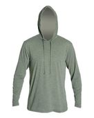 Anetik Low Pro Tech Hooded T-Shirt MVLPRH8 DARK OLIVE HEATHERED Front