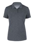 Anetik Women's Breeze Tech Polo WPBRZS1 CHARCOAL HEATHERED Pocket