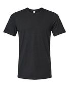 Tultex Combed CVC T-Shirt 602CVC HEATHER BLACK Front