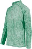 Youth Coolcore 1/2 Zip Heather Pullover KELLY HEATHER Pocket