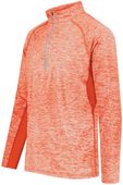 Youth Coolcore 1/2 Zip Heather Pullover ORANGE HEATHER Pocket