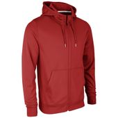 Champro Lineup Fleece Zip Up Hoodie FLC6 SCARLET Pocket