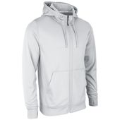 Champro Lineup Fleece Zip Up Hoodie FLC6 WHITE Pocket
