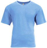 A4 Softek Short Sleeve V-Neck N3512 LTBLUE Front