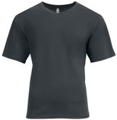 A4 Softek Short Sleeve V-Neck N3512 GRAPHITE Front