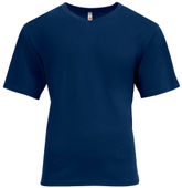 A4 Softek Short Sleeve V-Neck N3512 NAVY Front