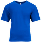 A4 Softek Short Sleeve V-Neck N3512 ROYAL Front