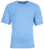 A4 Sprint Short Sleeve Pocket Tee N3515 LTBLUE Front