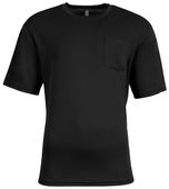 A4 Sprint Short Sleeve Pocket Tee N3515 BLACK Front