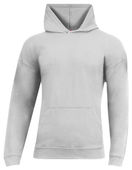 A4 Softek Long Sleeve Hooded Tee N3528 SILVER Front