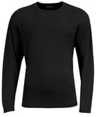 A4 Airflex Long Sleeve Crew N3532 BLACK Front