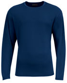 A4 Airflex Long Sleeve Crew N3532 NAVY Front
