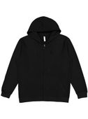 LAT Unisex Full Zip Fleece 6927 BLACK Pocket