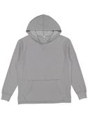 LAT Adult Vintage Wash Fleece Hoodie 6936 WASHED GRAY Front