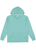 LAT Adult Vintage Wash Fleece Hoodie 6936 WASHED SALTWATER Front