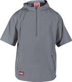 Rawlings Youth Colorsync Short Sleeve Hoodie YCSSHJ BLUE GREY Pocket