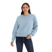 Next Level Women's Heavyweight Sweatshirt 9087 STONEWASH DENIM Front