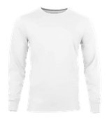 Boxercraft Essential Long Sleeve Tee BU3102 WHITE Front