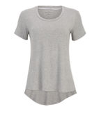 Boxercraft Bamboo Hi /Low Tee BW2105 OXFORD HEATHER Front