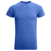 Boxercraft Men's Recrafted Crewneck Tee EM2180 COBALT BLUE Front